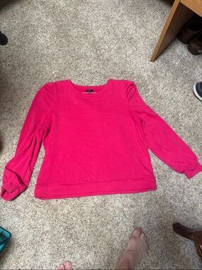 Talbots Hot Pink Petite Pullover Top